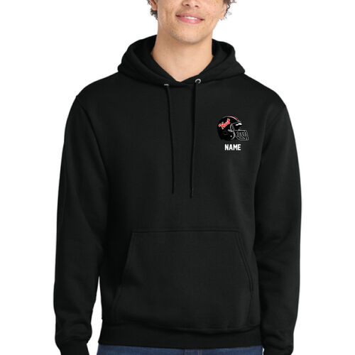 Hart Football Embroidered Helmet Hoodie - Mens Thumbnail