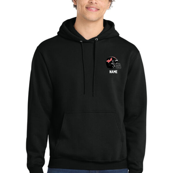 Hart Football Embroidered Helmet Hoodie - Mens Thumbnail